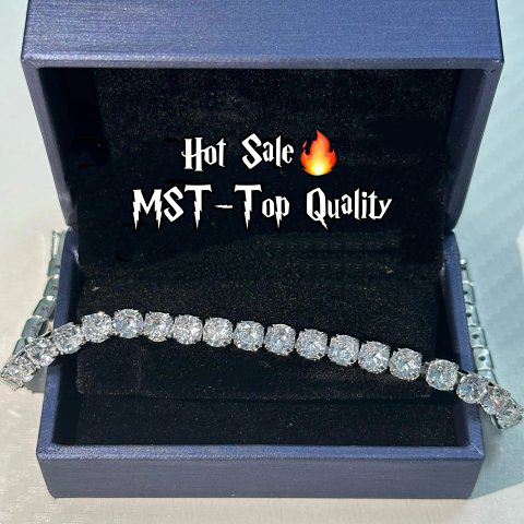 -Single-Row Diamond Trendy Light Luxu